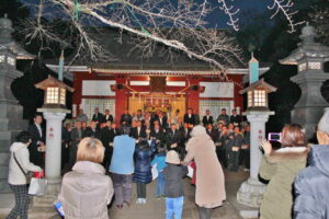 息栖神社の節分祭り