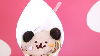 シーグラスアート『 くまちゃんのクレープ屋さん』 シーグラスアート『 くまちゃんのクレープ屋さん』