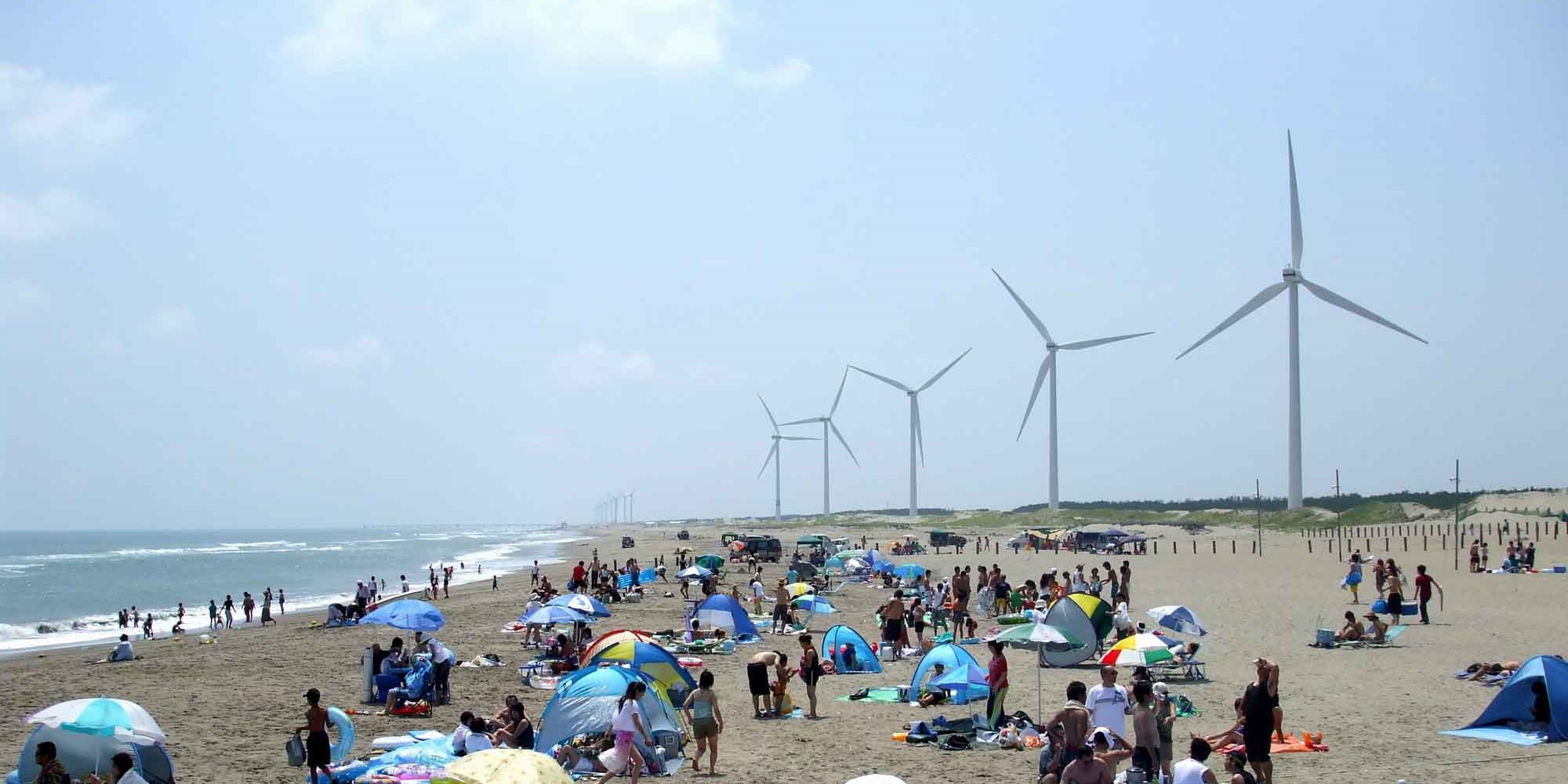 日川浜海水浴場